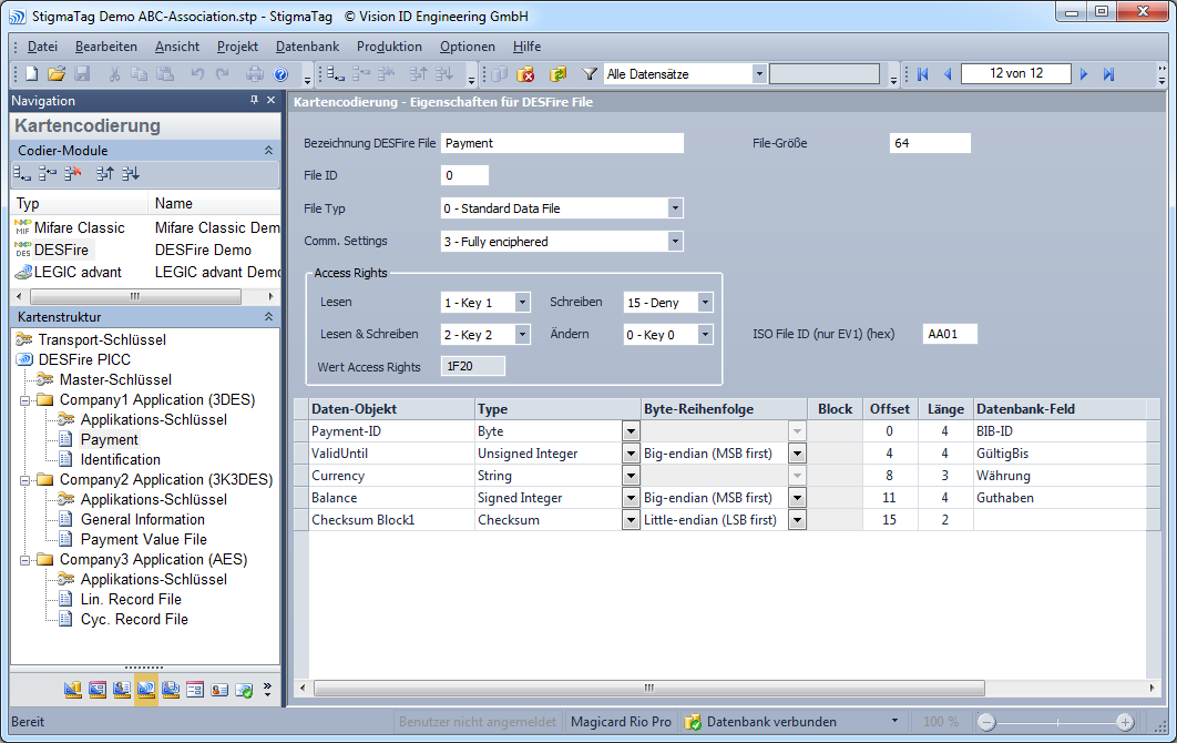 StigmaTag Encode MIFARE® DESFire EV1