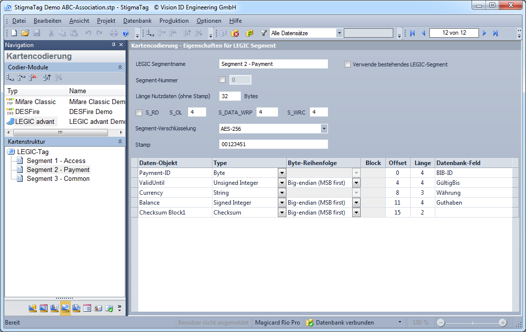 StigmaTag Encode LEGIC® prime/advant