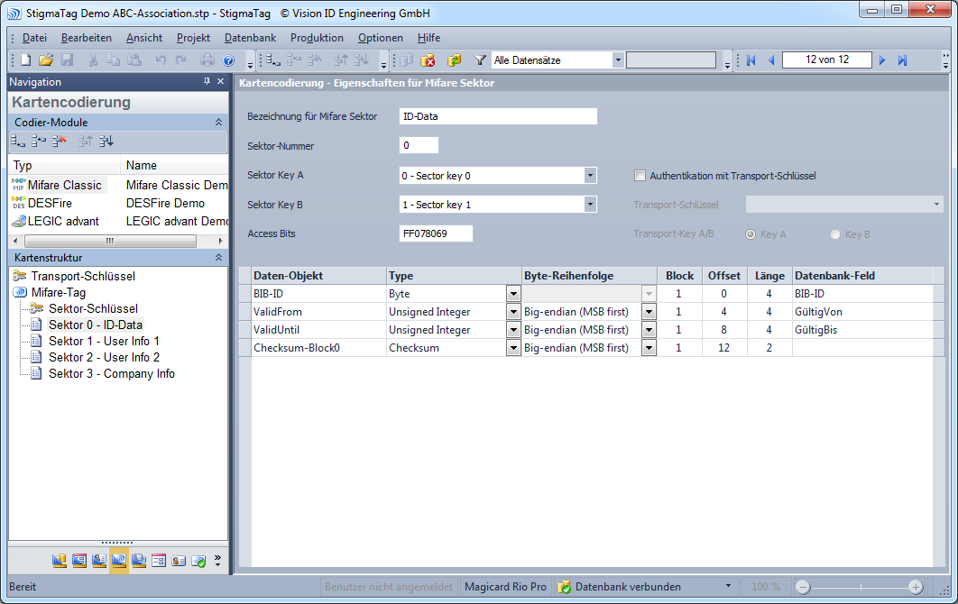 StigmaTag Encode MIFARE® Classic